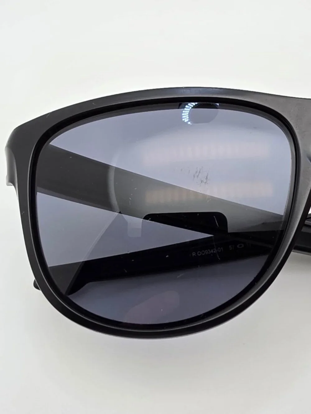 Oakley OO9342-01 Sliver R Matte Black Frame Grey Lens Sunglasses 57-17-140